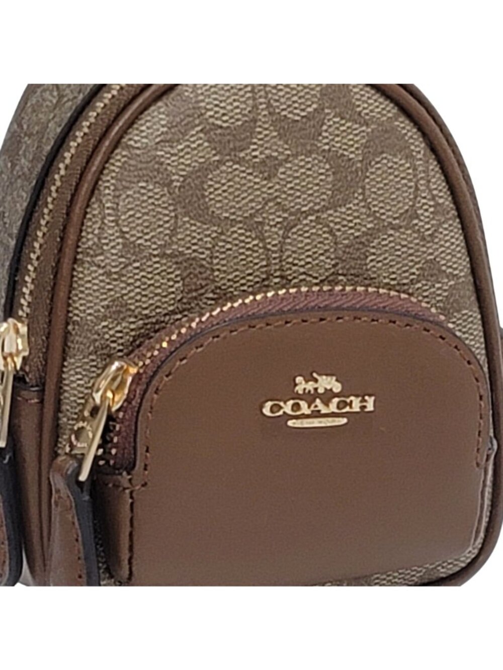 Coach Bag Charm Mini Backpack Key Ring - Picture 2 of 8